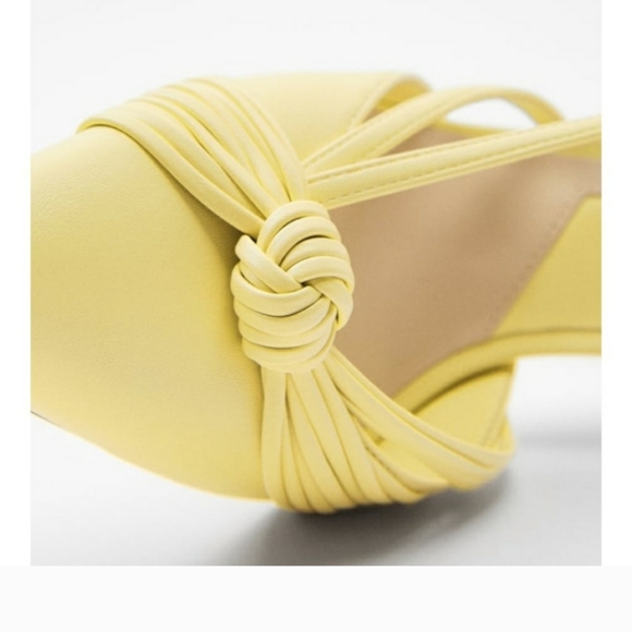 ZARA KNOTTED HEELED SHOES 🎉 - Picture 6 of 12